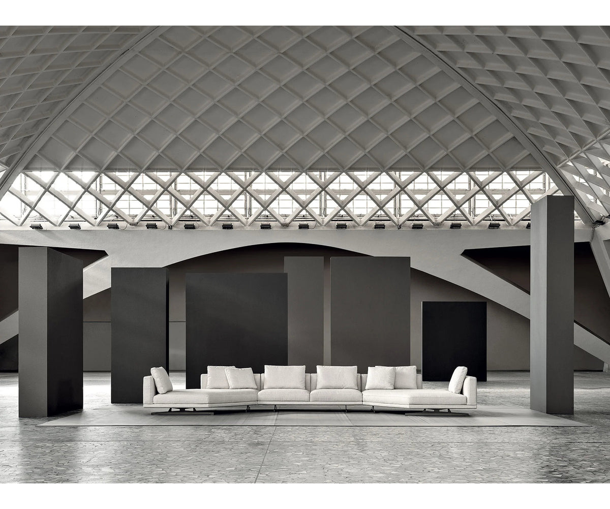 Horizon Sectional Sofa by Frigerio modular designer sectional with deep seating and contemporary Italian design | Casa Design Group