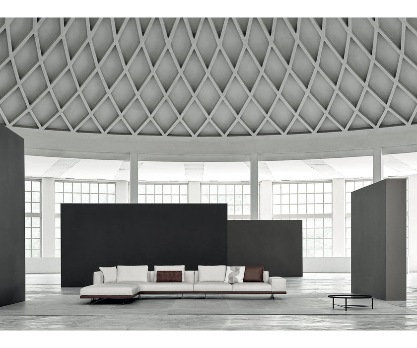 Horizon Sectional Sofa by Frigerio modular designer sectional with deep seating and contemporary Italian design | Casa Design Group