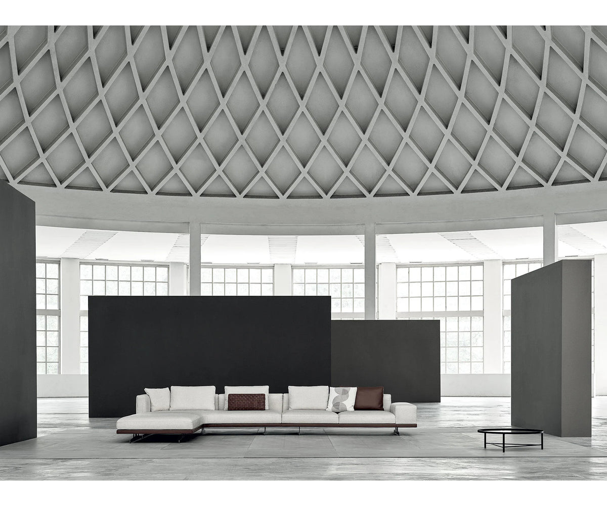 Horizon Sectional Sofa by Frigerio modular designer sectional with deep seating and contemporary Italian design | Casa Design Group