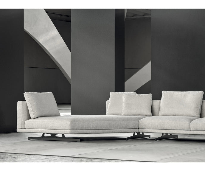 Horizon Sectional Sofa by Frigerio modular designer sectional with deep seating and contemporary Italian design | Casa Design Group