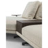 Horizon Sectional Sofa by Frigerio modular designer sectional with deep seating and contemporary Italian design | Casa Design Group