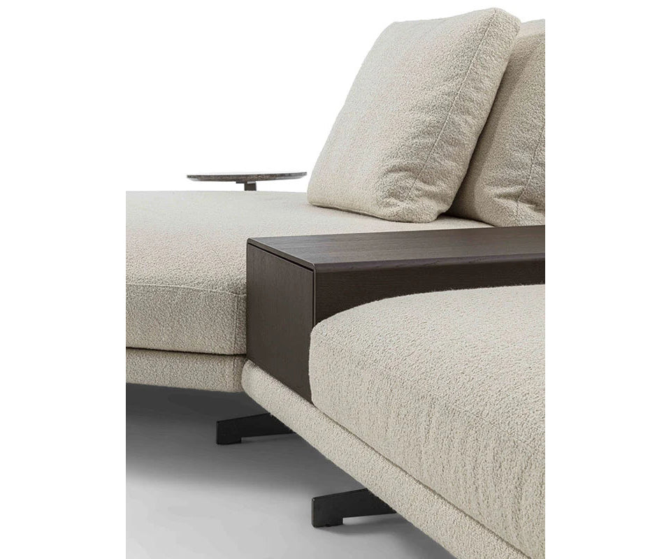 Horizon Sectional Sofa by Frigerio modular designer sectional with deep seating and contemporary Italian design | Casa Design Group