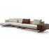 Horizon Sectional Sofa by Frigerio modular designer sectional with deep seating and contemporary Italian design | Casa Design Group