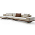 Horizon Sectional Sofa by Frigerio modular designer sectional with deep seating and contemporary Italian design | Casa Design Group