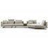 Horizon Sectional Sofa by Frigerio modular designer sectional with deep seating and contemporary Italian design | Casa Design Group