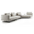 Horizon Sectional Sofa by Frigerio modular designer sectional with deep seating and contemporary Italian design | Casa Design Group