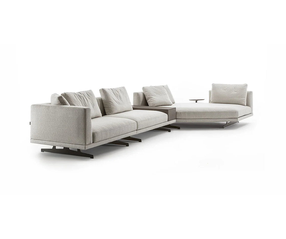 Horizon Sectional Sofa by Frigerio modular designer sectional with deep seating and contemporary Italian design | Casa Design Group