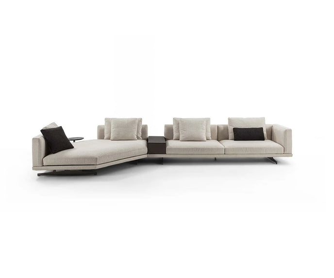 Horizon Sectional Sofa by Frigerio modular designer sectional with deep seating and contemporary Italian design | Casa Design Group