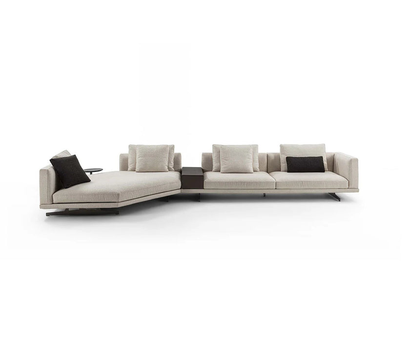 Horizon Sectional Sofa by Frigerio modular designer sectional with deep seating and contemporary Italian design | Casa Design Group