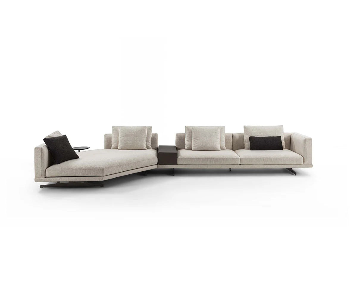 Horizon Sectional Sofa by Frigerio modular designer sectional with deep seating and contemporary Italian design | Casa Design Group