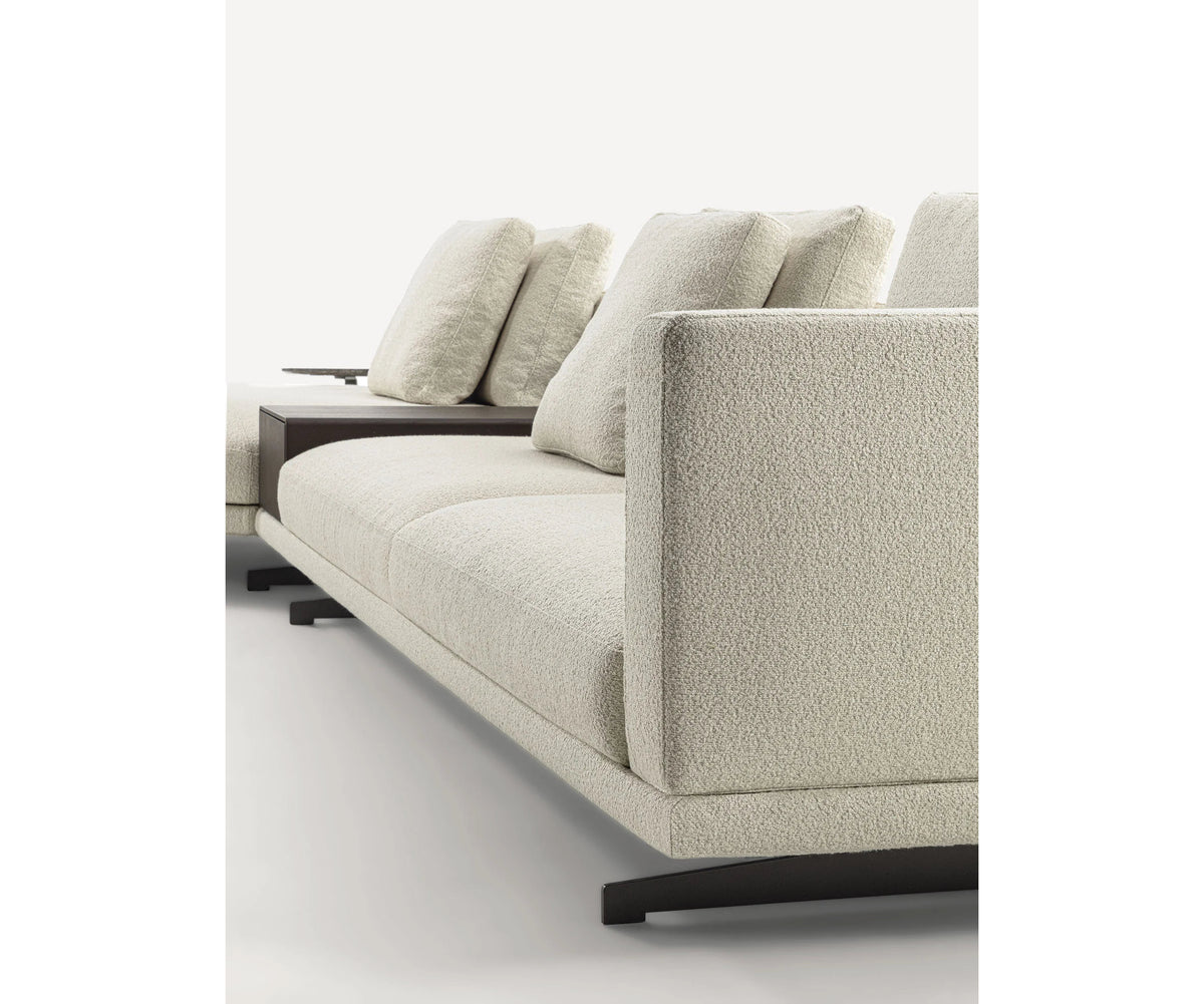 Horizon Sectional Sofa by Frigerio modular designer sectional with deep seating and contemporary Italian design | Casa Design Group