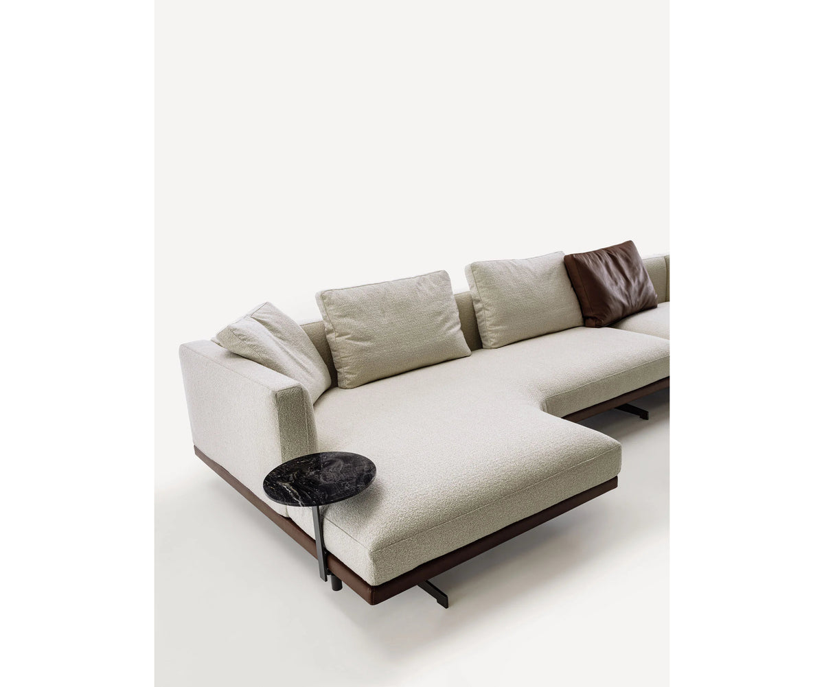 Horizon Sectional Sofa by Frigerio modular designer sectional with deep seating and contemporary Italian design | Casa Design Group