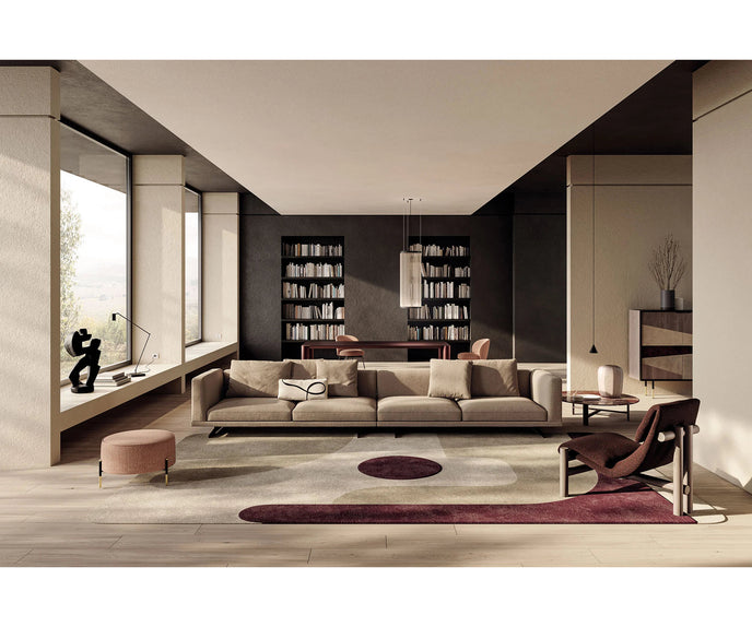 Horizon Sofa by Frigerio modular designer sofa with deep seating and contemporary Italian design | Casa Design Group