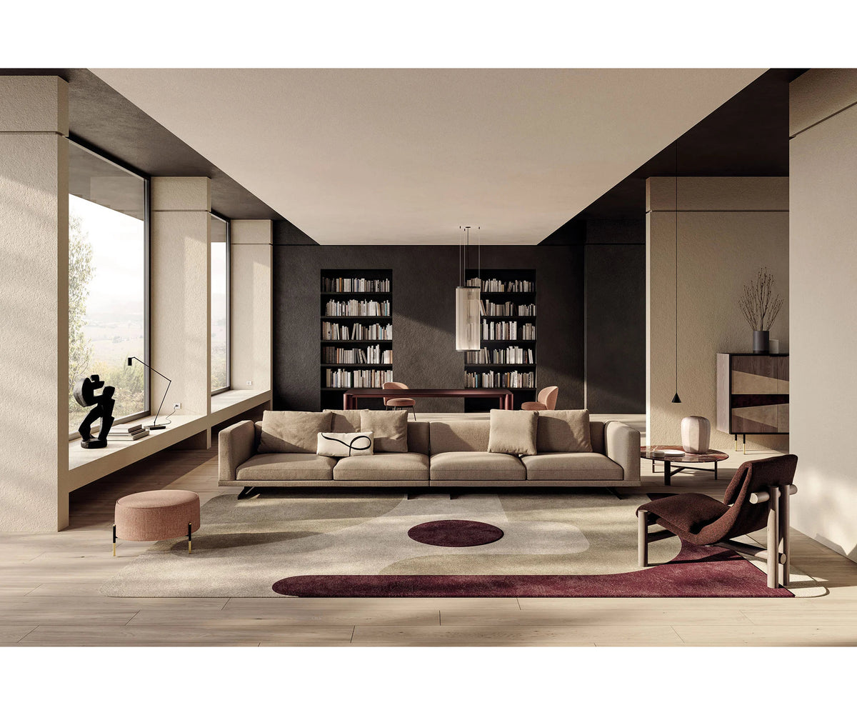 Horizon Sofa by Frigerio modular designer sofa with deep seating and contemporary Italian design | Casa Design Group