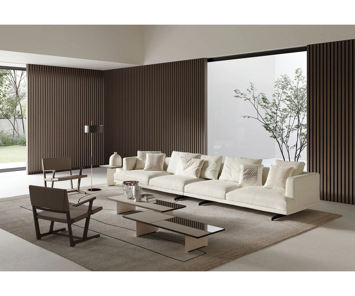 Horizon Sofa by Frigerio modular designer sofa with deep seating and contemporary Italian design | Casa Design Group