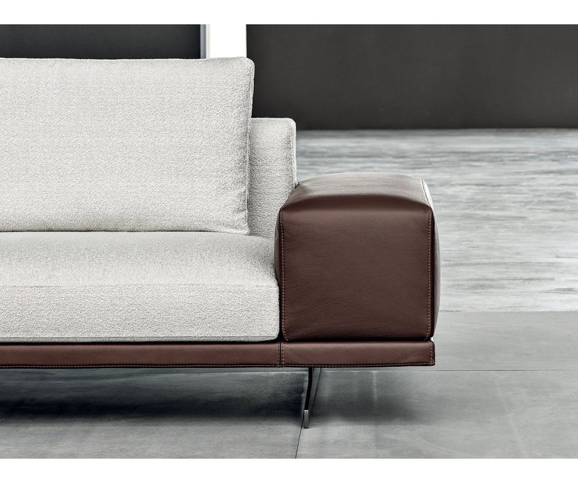 Horizon Sofa by Frigerio modular designer sofa with deep seating and contemporary Italian design | Casa Design Group