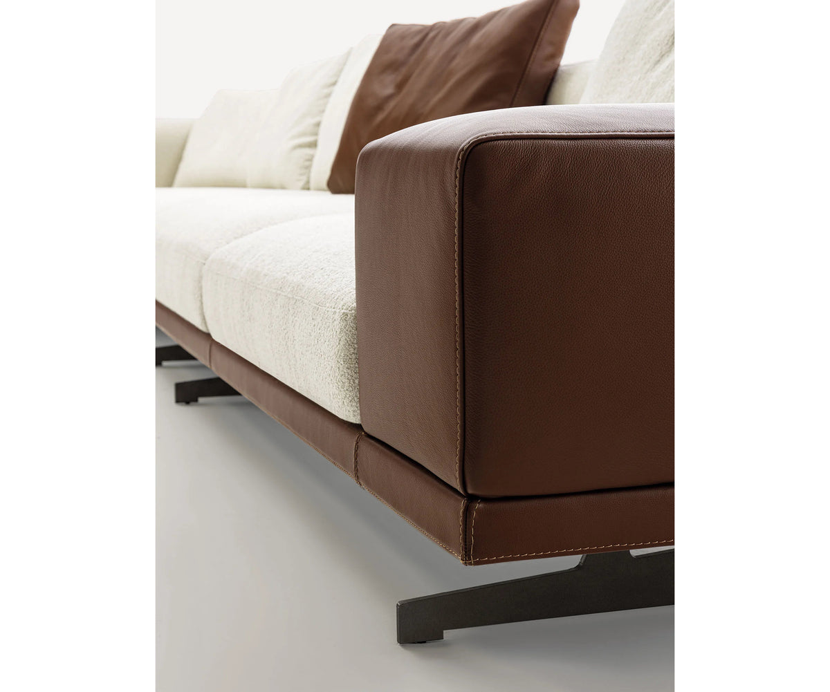 Horizon Sofa by Frigerio modular designer sofa with deep seating and contemporary Italian design | Casa Design Group