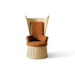 Hotte Lounge Chair by Cassina designed by Philippe Starck with a sculptural high back and upholstered seat.