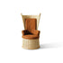 Hotte Lounge Chair by Cassina designed by Philippe Starck with a sculptural high back and upholstered seat.