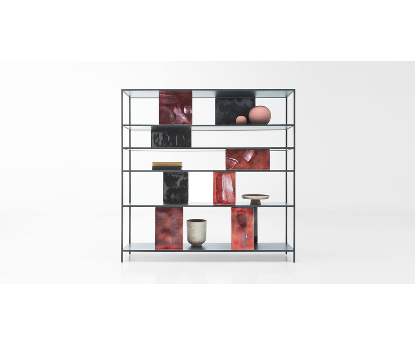 Luxury Intermezzo Bookshelf by Paola Lenti available in Exclusive Colours Casa Designed Group