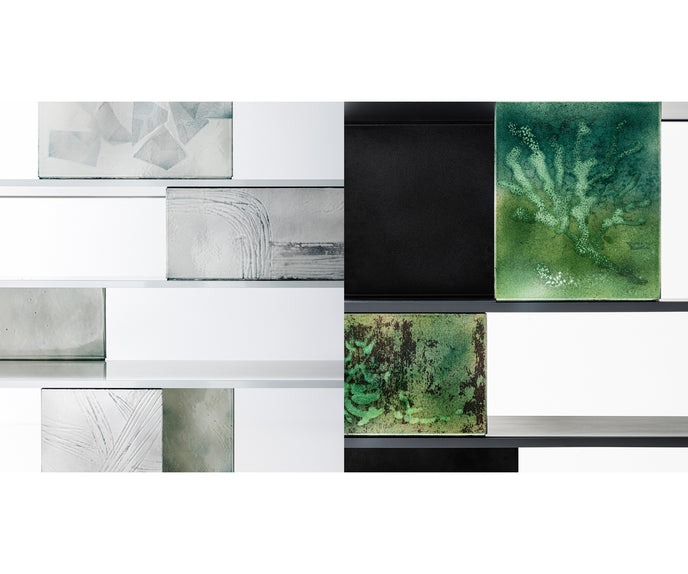 Luxury Intermezzo Bookshelf by Paola Lenti available in Exclusive Colours Casa Designed Group