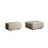 Bonaldo Intrecci Elegant Upholstered Pouf | Casa Design Group