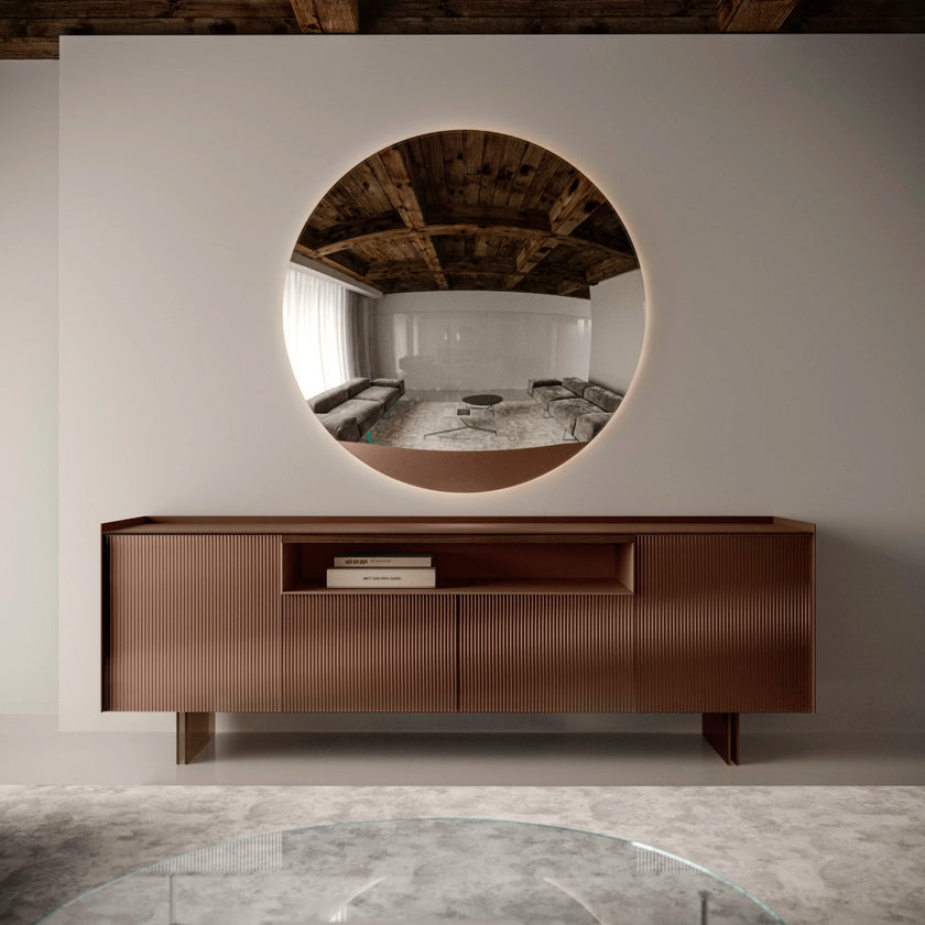 Iris Round Mirror by Tonelli Design | Casa Design Group