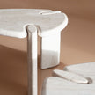 Isamu Stone Coffee Table by Roberto Lazzeroni for Baxter | Casa Design Group