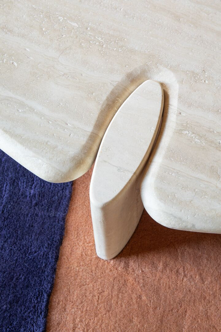 Isamu Stone Coffee Table by Roberto Lazzeroni for Baxter | Casa Design Group