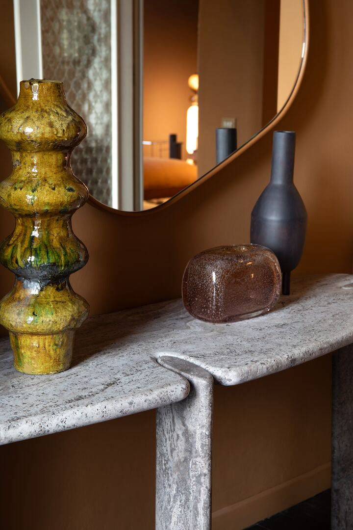 Isamu Stone Console Table by Roberto Lazzeroni for Baxter | Casa Design Group