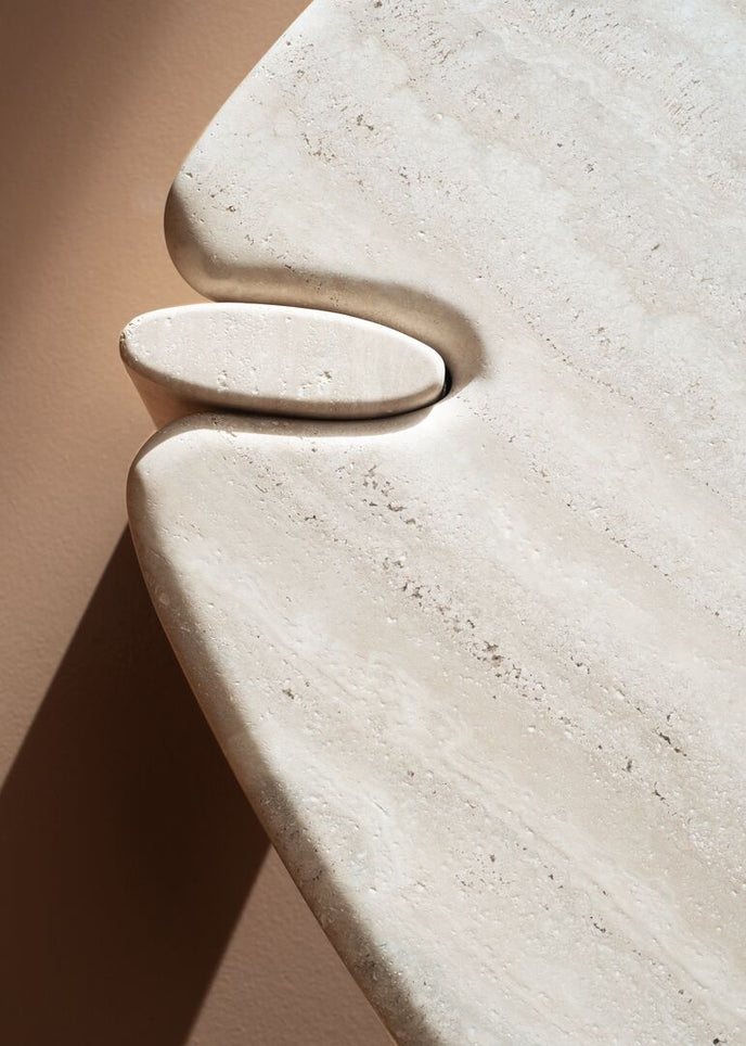 Isamu Stone Console Table by Roberto Lazzeroni for Baxter | Casa Design Group