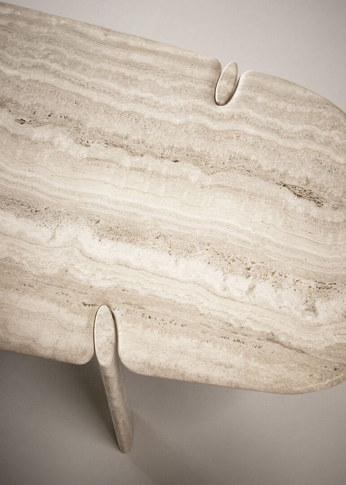 Isamu Stone Console Table by Roberto Lazzeroni for Baxter | Casa Design Group
