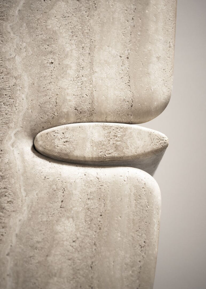 Isamu Stone Console Table by Roberto Lazzeroni for Baxter | Casa Design Group