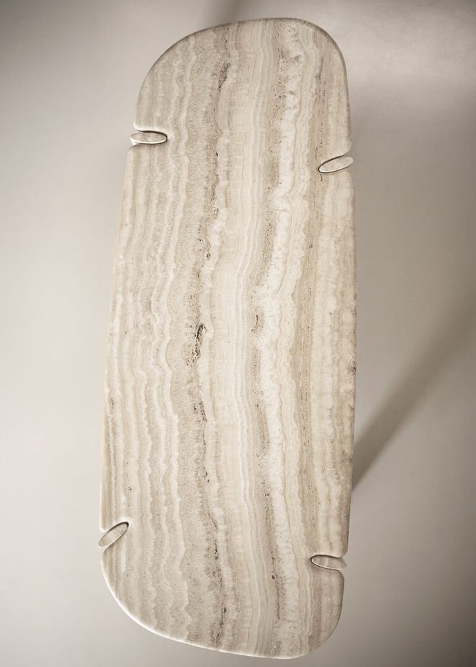Isamu Stone Dining Table by Roberto Lazzeroni for Baxter | Casa Design Group