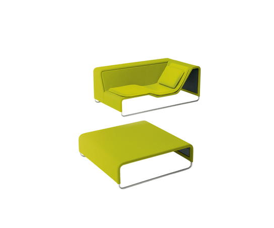 Contemporary Island Outdoor Pouf by Paola Lenti Ideal for Outdoor Seating Casa Design Group