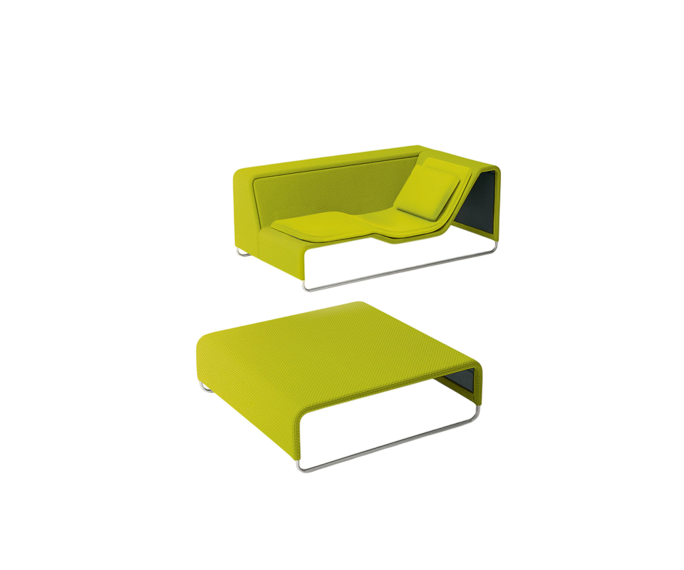 Contemporary Island Outdoor Pouf by Paola Lenti Ideal for Outdoor Seating Casa Design Group