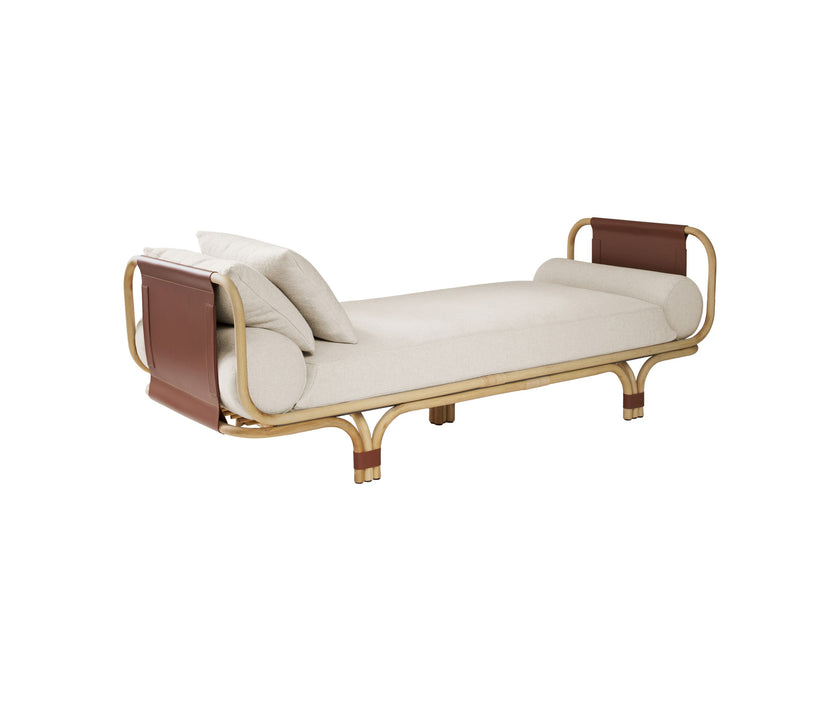 Isola Bella elegant rattan daybed by Studiopepe for Tacchini | Casa Design Group