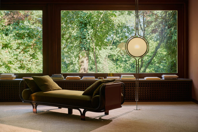 Isola Bella elegant rattan daybed by Studiopepe for Tacchini | Casa Design Group