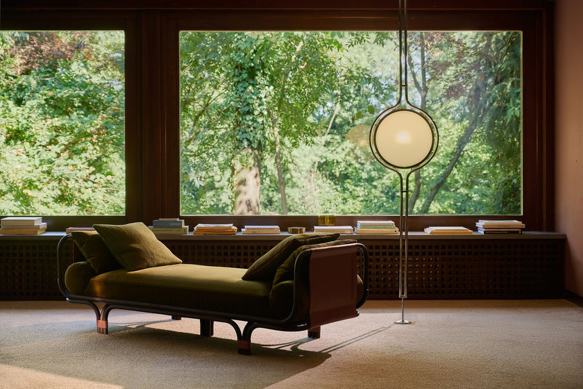 Isola Bella elegant rattan daybed by Studiopepe for Tacchini | Casa Design Group