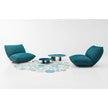 Lava Stone Isole Outdoor Coffee Table by Paola Lenti Handcrafted and Stylish Furniture | Casa Design Group