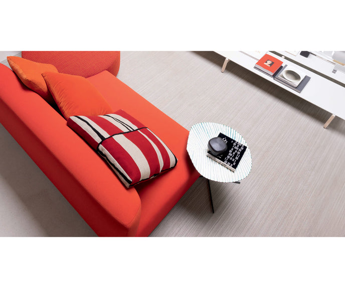 Luxury Ivy Side Table by Paola Lenti Decorated with Unique Enamel Elementsv Casa Design Group
