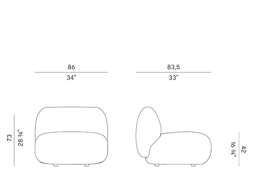 High End Jade Lounge Chair Chair by Potocco Casa Design Group