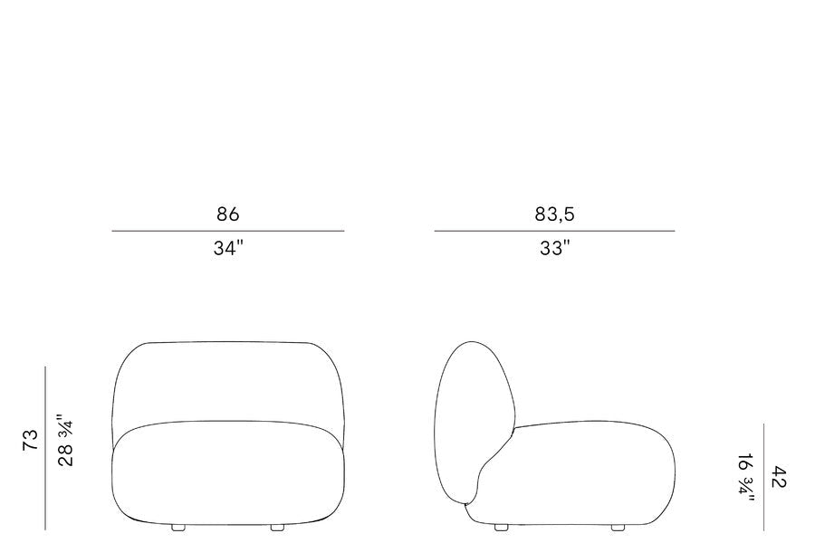 High End Jade Lounge Chair Chair by Potocco Casa Design Group