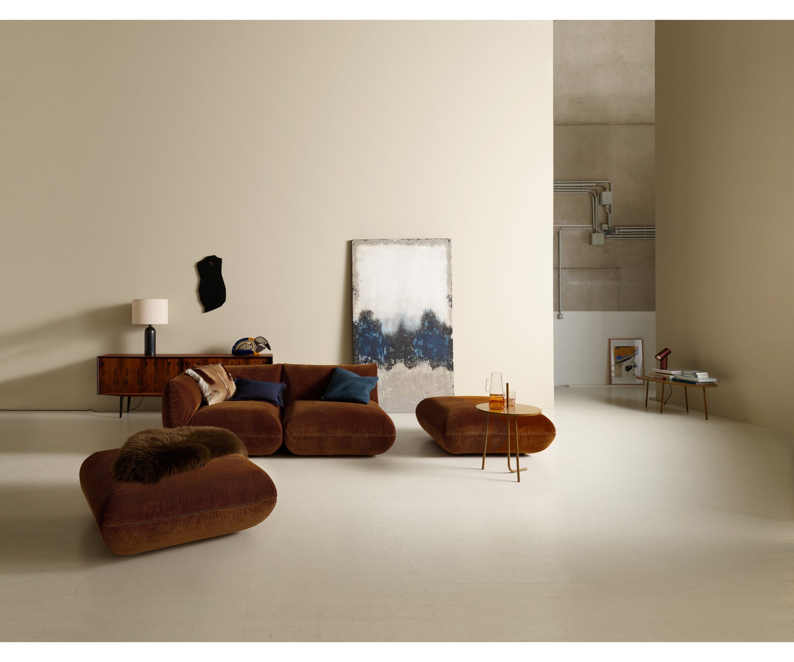 Comfortable Designer Jalis Modular Sofa by Cor Casa Design Group