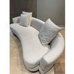 Modern Italian Jeff Curved Sofa by Marelli in Fellini Fabric Casa Design Group