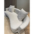Modern Italian Jeff Curved Sofa by Marelli in Fellini Fabric Casa Design Group