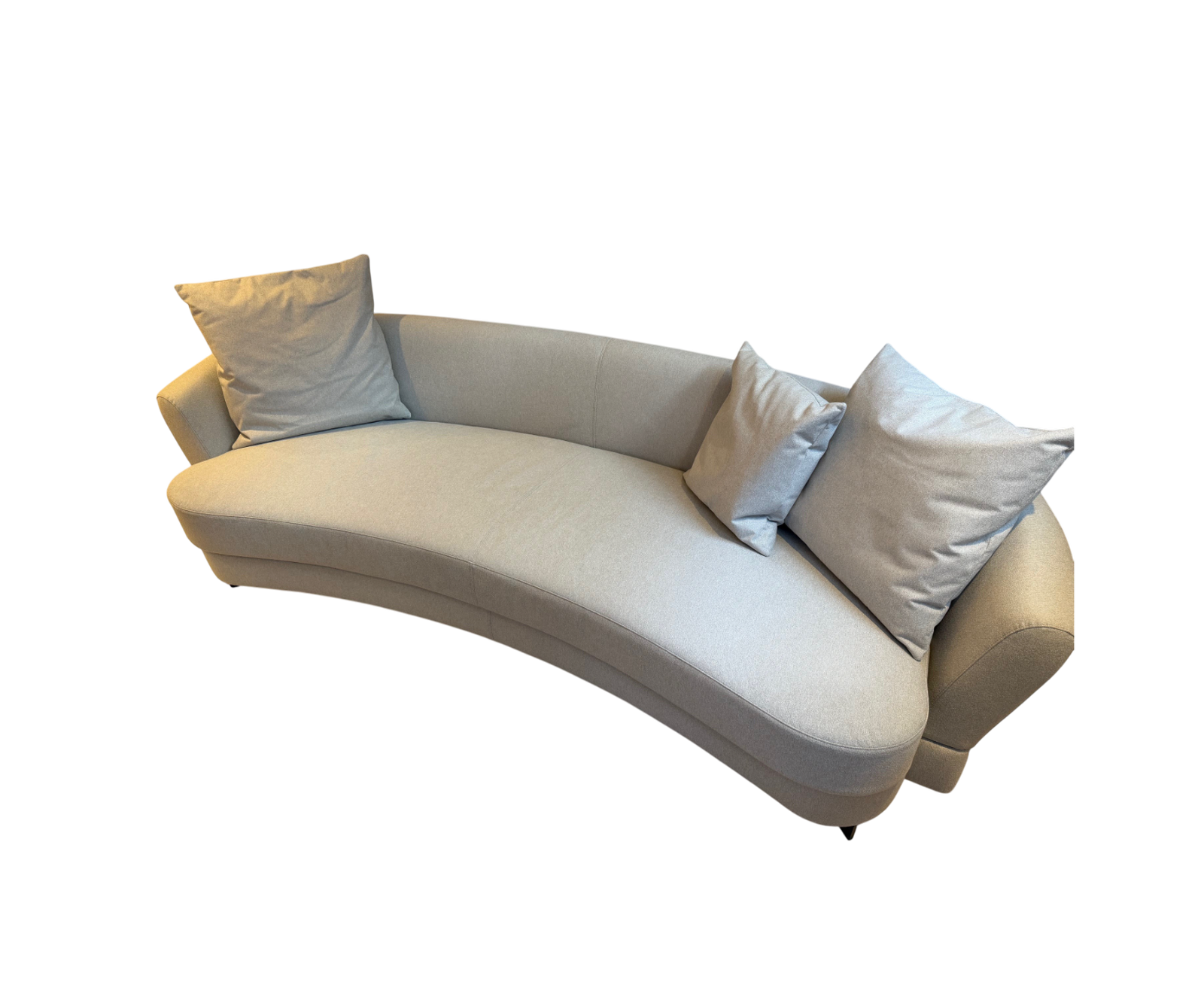 High-End Jeff Curved Sofa 2 by Marelli for Home or Contract Interiors Casa Design Group