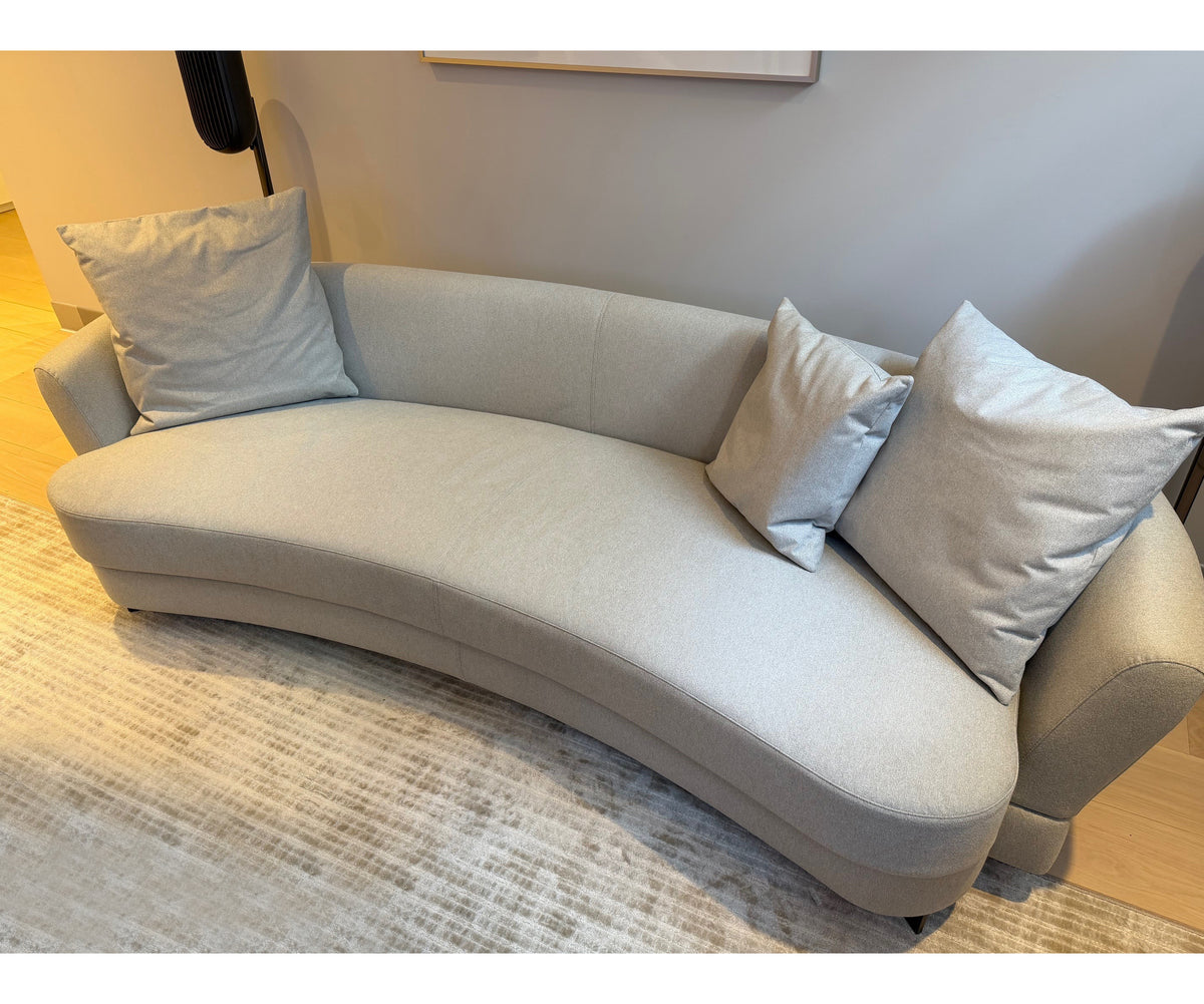 High-End Jeff Curved Sofa 2 by Marelli for Home or Contract Interiors Casa Design Group