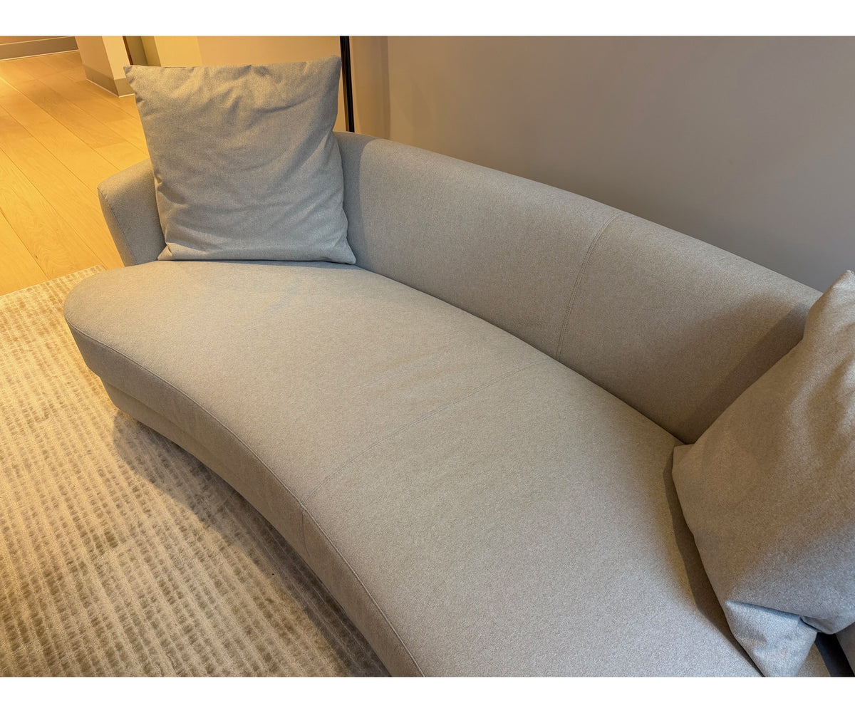 High-End Jeff Curved Sofa 2 by Marelli for Home or Contract Interiors Casa Design Group