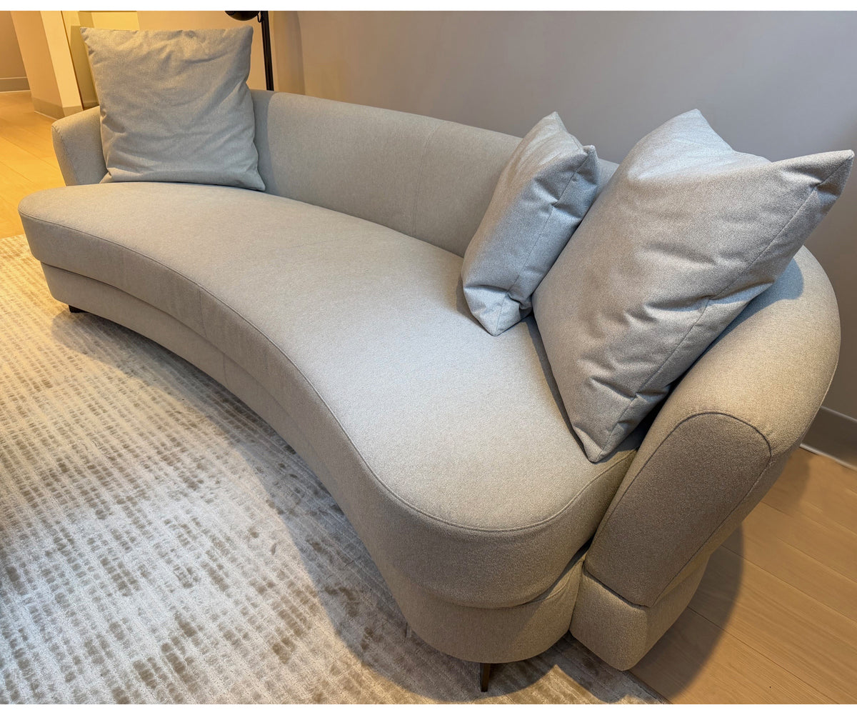 High-End Jeff Curved Sofa 2 by Marelli for Home or Contract Interiors Casa Design Group